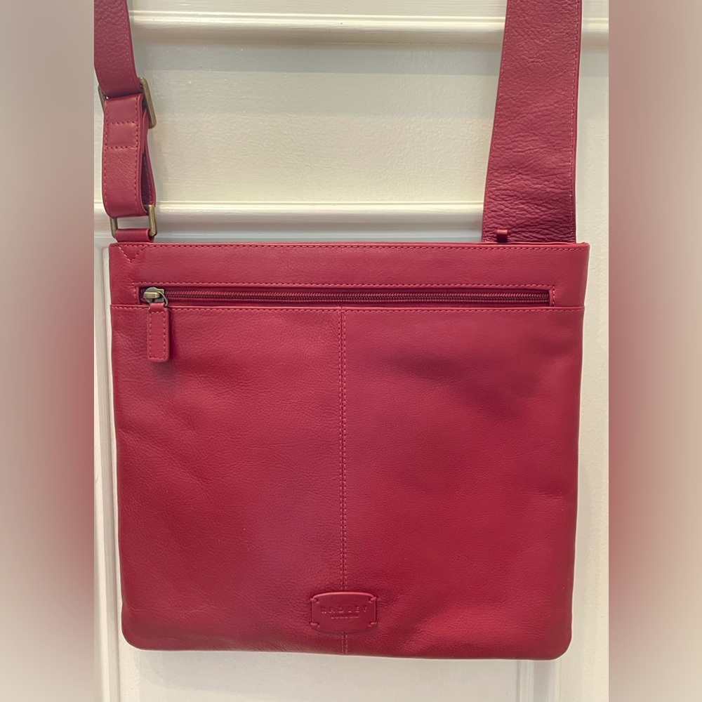 Radley London deep cranberry crossbody bag